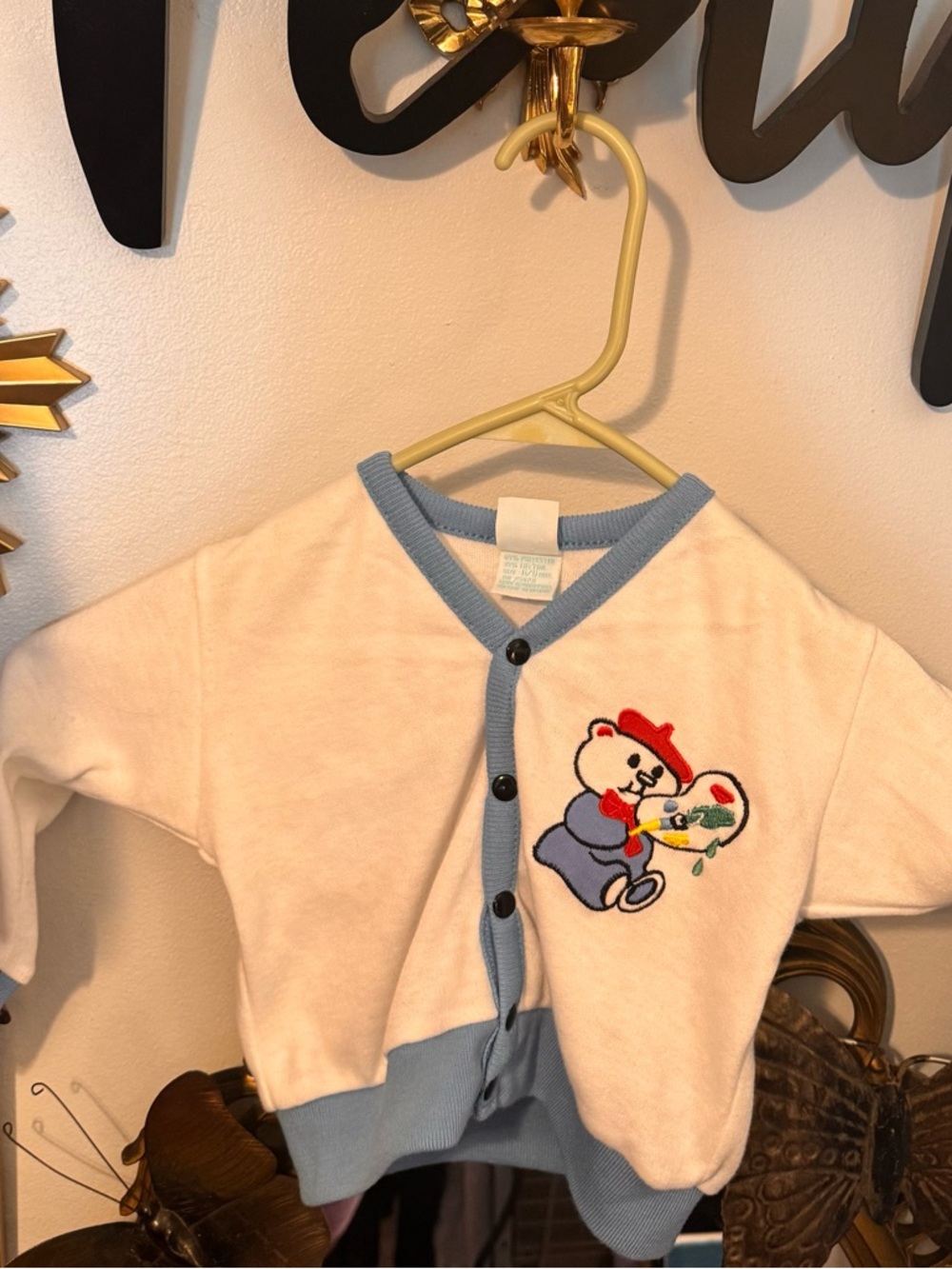 Kid's Paint Bear Vintage Bright Future Sweater and Pants